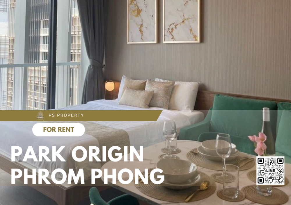 ให้เช่า📌Park Origin Phrom Phong📌 ห้องสวยตกแต่งครบ พร้อมเฟอร์นิเจอร์ เครื่องใช้ไฟฟ้าครบ ใกล้ BTS พร้อมพงษ์