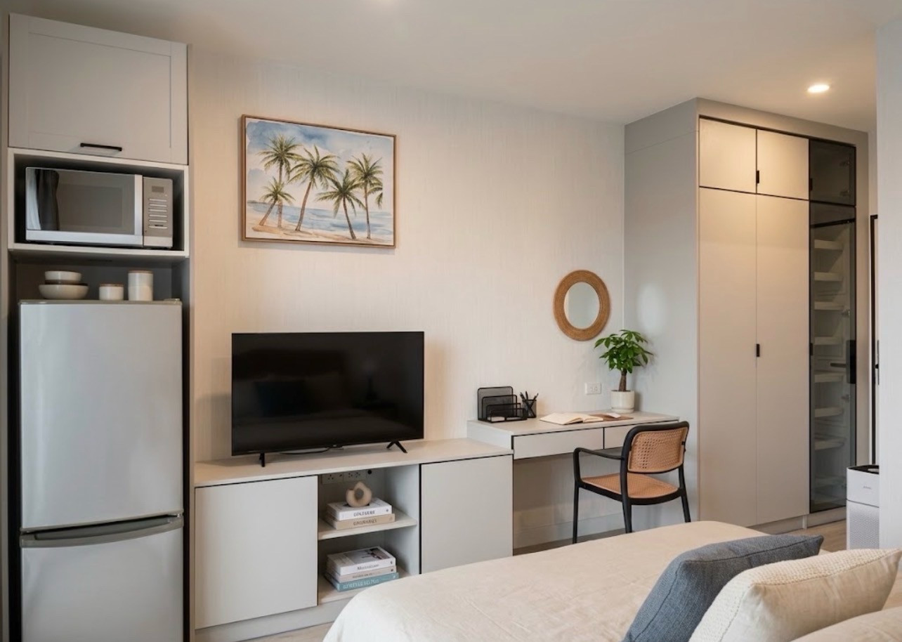 For sale: AD Hyatt condo, sea view, with tenant.เอ.ดี ไฮแอท วงศ์อมาต