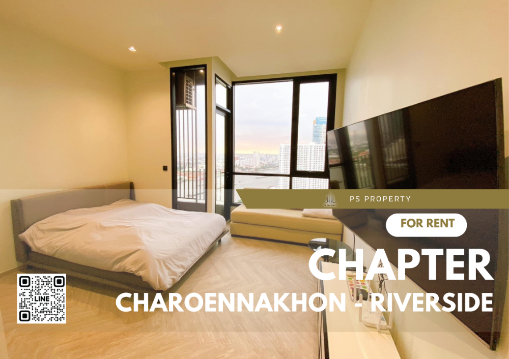 For rent 📌Chapter Charoennakhon - Riverside📌 Asiatique river view, complete furniture, electrical appliances. For rent 📌Chapter Charoennakhon - Riverside📌 Asiatique river view, complete furniture, electrical appliances.