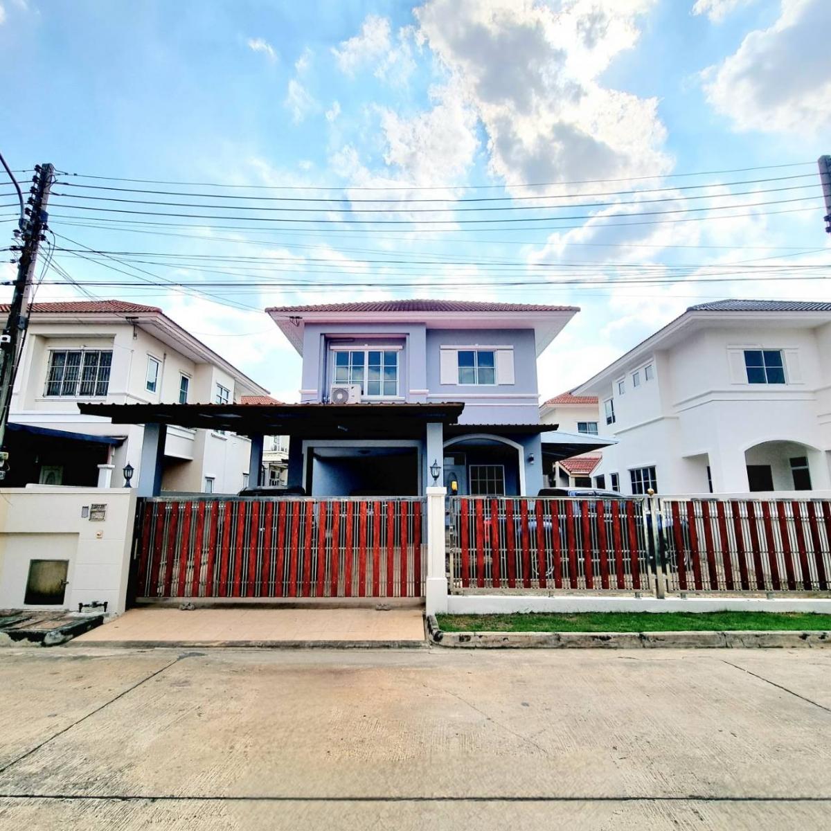 For sale: 2-storey detached house, Image Place Village, Phutthamonthon Sai 4, next to Image Mall and The Fourth, beautifully decorated, ready to move in