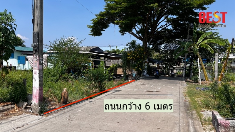 Empty land for sale in Lak Hok, Mueang Pathum, near the BTS station, Soi Charoenphon, beautiful and cheap, suitable for building a house and apartment. – รูปที่ 2