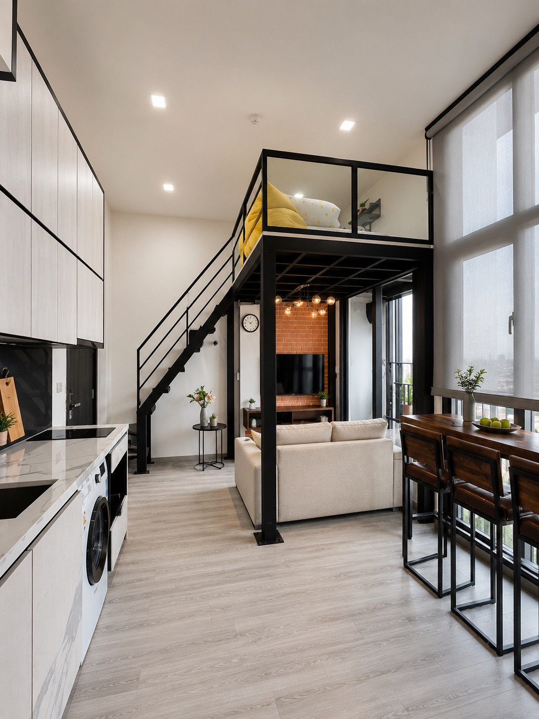 [FOR RENT] The Line Sukhumvit 101 Condo: 1 Bedroom Mezzanine , Near BTS only 300m.(Ready to move in this June)