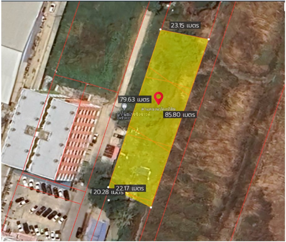 Land for sale 427 sq m. Son Suthin Mansion. Opposite Soi King Kong, Theparak Road, Km. 25, Bang Sao Thong District, Samut Prakan Land for sale 427 sq m. Son Suthin Mansion. Opposite Soi King Kong, Theparak Road, Km. 25, Bang Sao Thong District, Samut Prakan