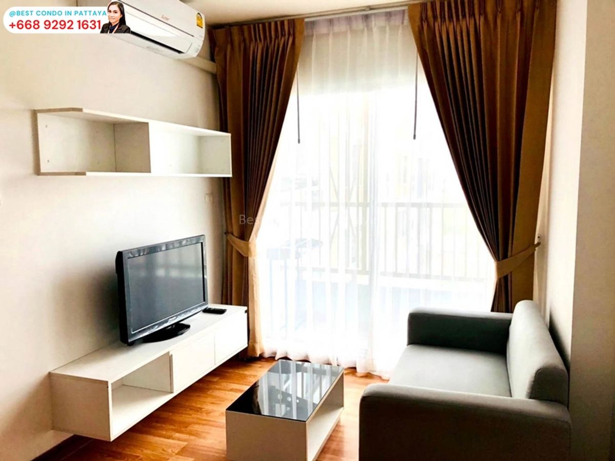 The Trust Condo Pattaya, Floor 12A, 30.17 sq.m., 1 bedroom, 1 bathroom + living room. Fully furnished with complete appliances. Great condition, move-in ready! #PropertyCode422 The Trust Condo Pattaya, Floor 12A, 30.17 sq.m., 1 bedroom, 1 bathroom + living room. Fully furnished with complete appliances. Great condition, move-in ready! #PropertyCode422