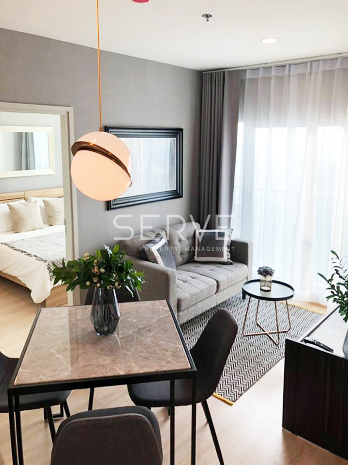 Nice Decorate & Nice view 2 Beds Corner unit Super High Fl. Next to MRT Thailand Cultural Centre @ Noble Revolve Ratchada 2
