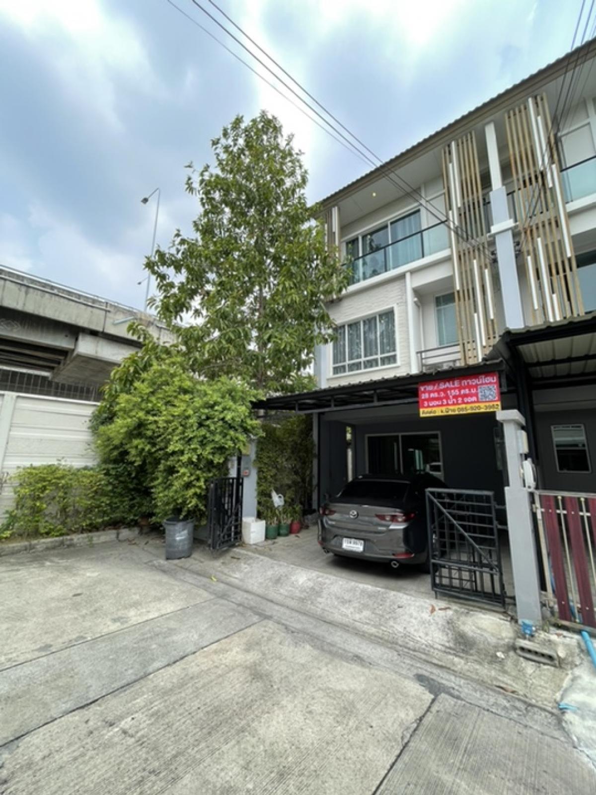 🏘️ Urgent sale 🏡 Townhome.. The Plant City Chaengwattana ⛩ Corner house + garden 🌳 3 bedrooms, 3 bathrooms, 28 sq m, beautiful