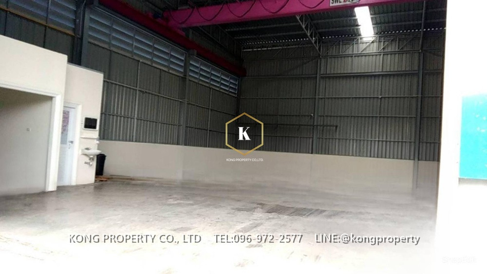 ให้เช่าโกดัง ราชพฤกษ์ ท่าอิฐ ปากเกร็ด นนทบุรี มีเครน 2 ตัน – รูปที่ 2