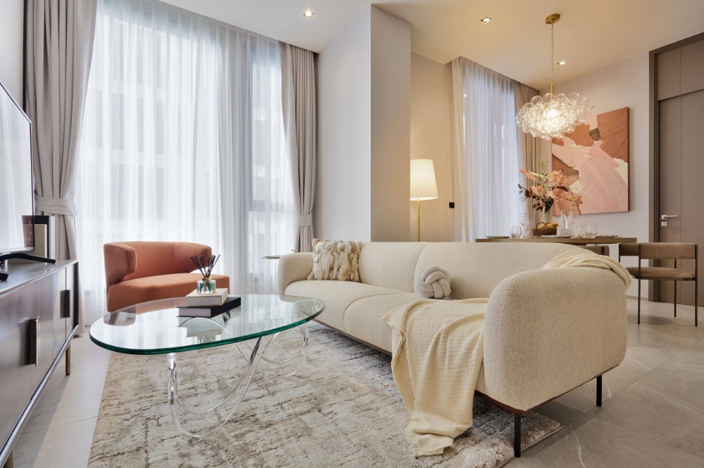 ♦ Modern Luxury ♦ ห้องใหม่ ชั้น 10+ Type C3 | 2 ห้องนอน 75.95 ตร.ม. | คอนโดใกล้ เมเจอร์ ซีนีเพล็กซ์ 190 ม., BTS ทองหล่อ,เอกมัย 400 ม. – รูปที่ 2