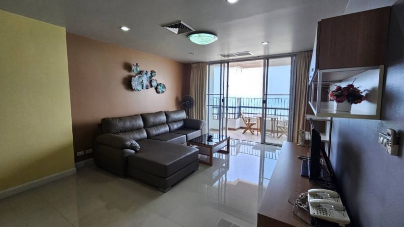 Sea view suite for sale, large room with furniture, Rama Harbor Condo - Sriracha – รูปที่ 3