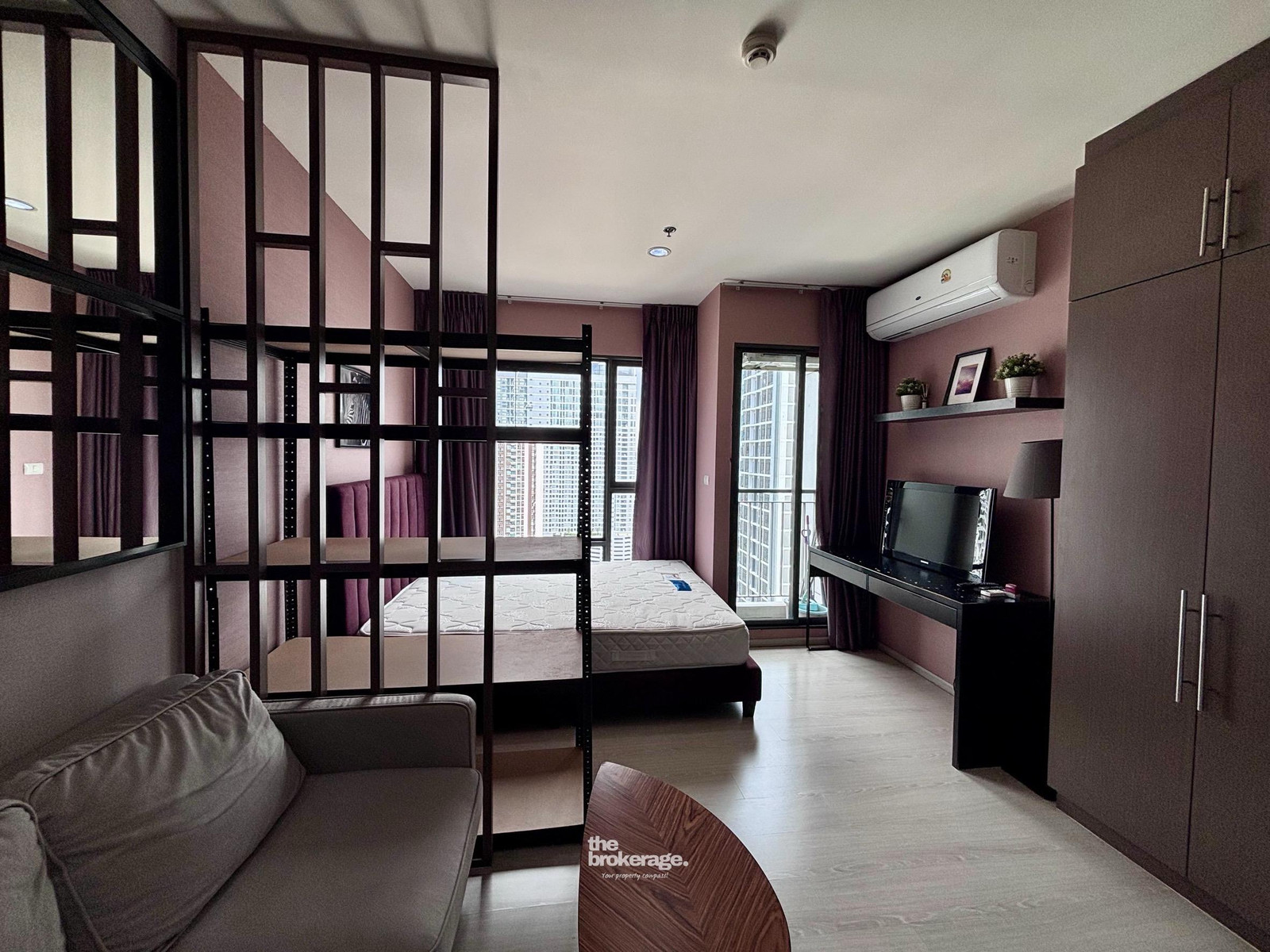For rent! Condo Rhythm Asoke (Rhythm Asoke), studio, 1 bathroom, 24 sq m, 13,000 baht, contact Line: @thebrokerage – รูปที่ 3