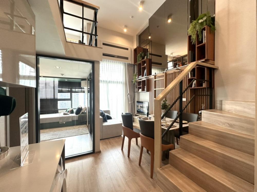 Ideo rama9 asoke hybrid 4.5 เมตร ทำเป็น2ห้องนอนได้สบาย ราคาถูกที่สุด
