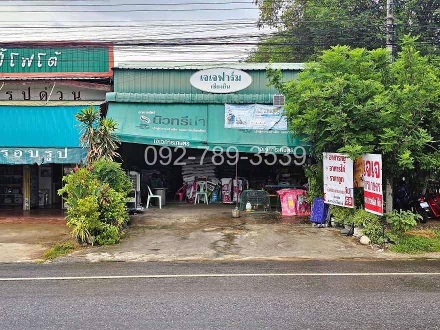 For sale: single-storey shophouse, Chiang Yuen, Maha Sarakham, 58.3 sq.wa., on the main road, suitable for business For sale: single-storey shophouse, Chiang Yuen, Maha Sarakham, 58.3 sq.wa., on the main road, suitable for business