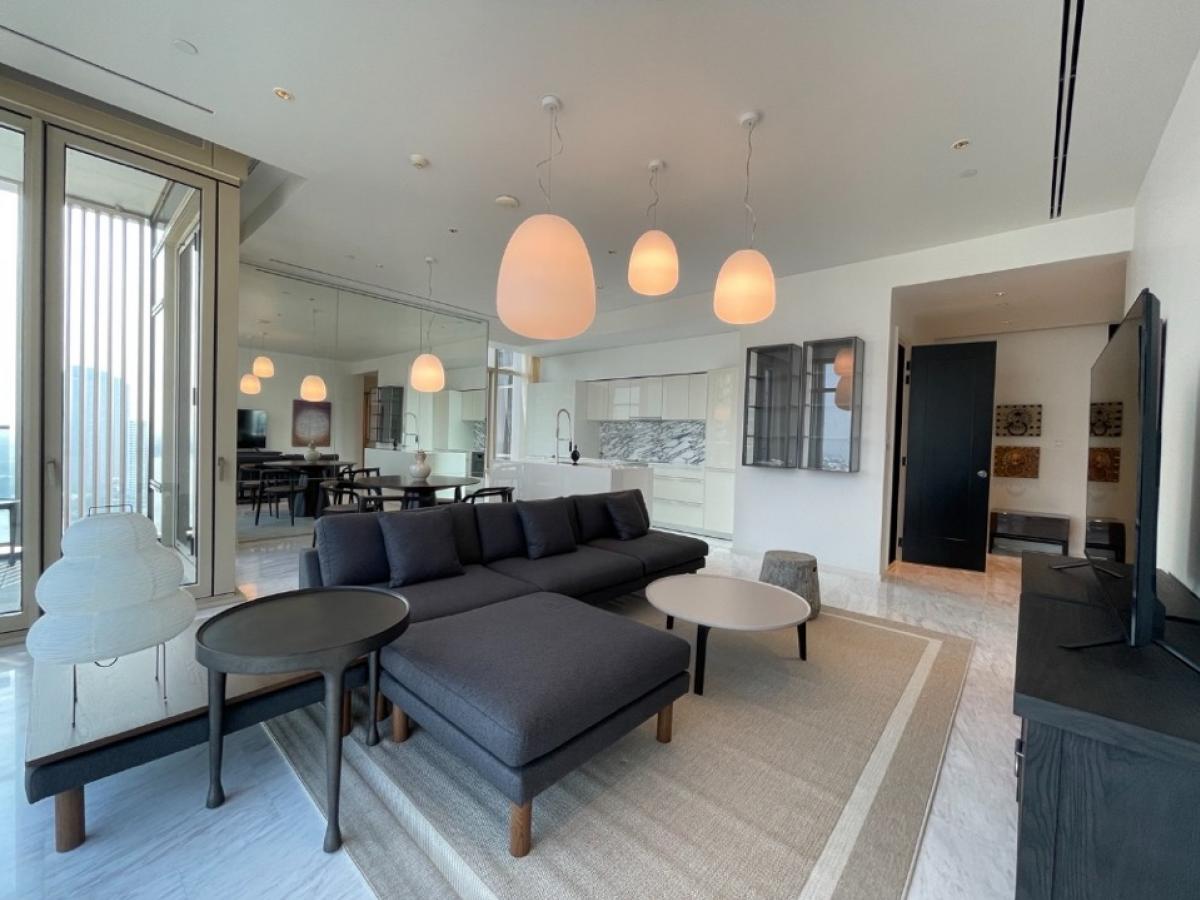 Rental : Four seasons private residences , 2 bedroom 3 bathroom , Size 120 S.qm , 24th Floor – รูปที่ 2