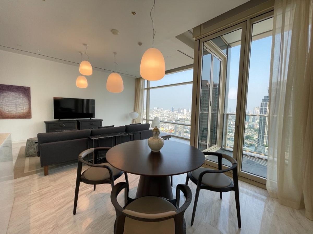 Rental : Four seasons private residences , 2 bedroom 3 bathroom , Size 120 S.qm , 24th Floor – รูปที่ 3