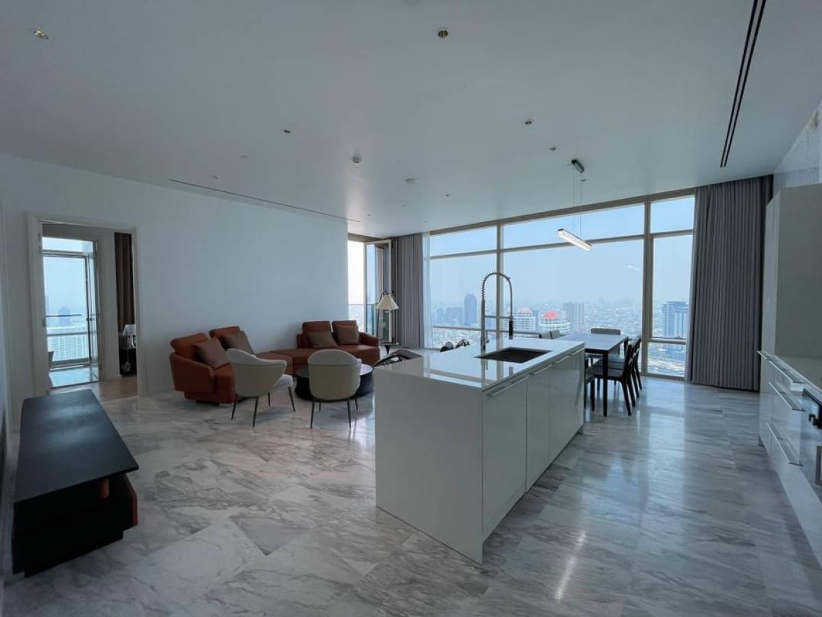 Rental : Four seasons private residences , 2 bedroom 3 bathroom , Size 141 S.qm , 38th Floor – รูปที่ 2