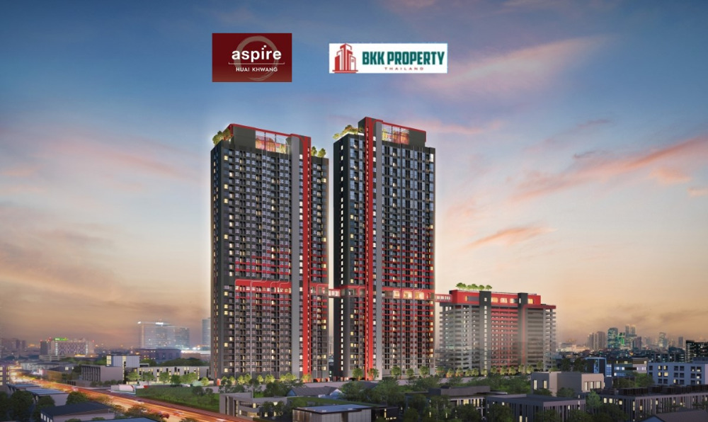 🇹🇭 🔥 Aspire ห้วยขวาง โควต้าต่างชาติ 2 Bed, 1Bed, 1 Bed Plus, 1 Bed Triple &amp; แพลนสวย ทำเลดีเยี่ยม🔥