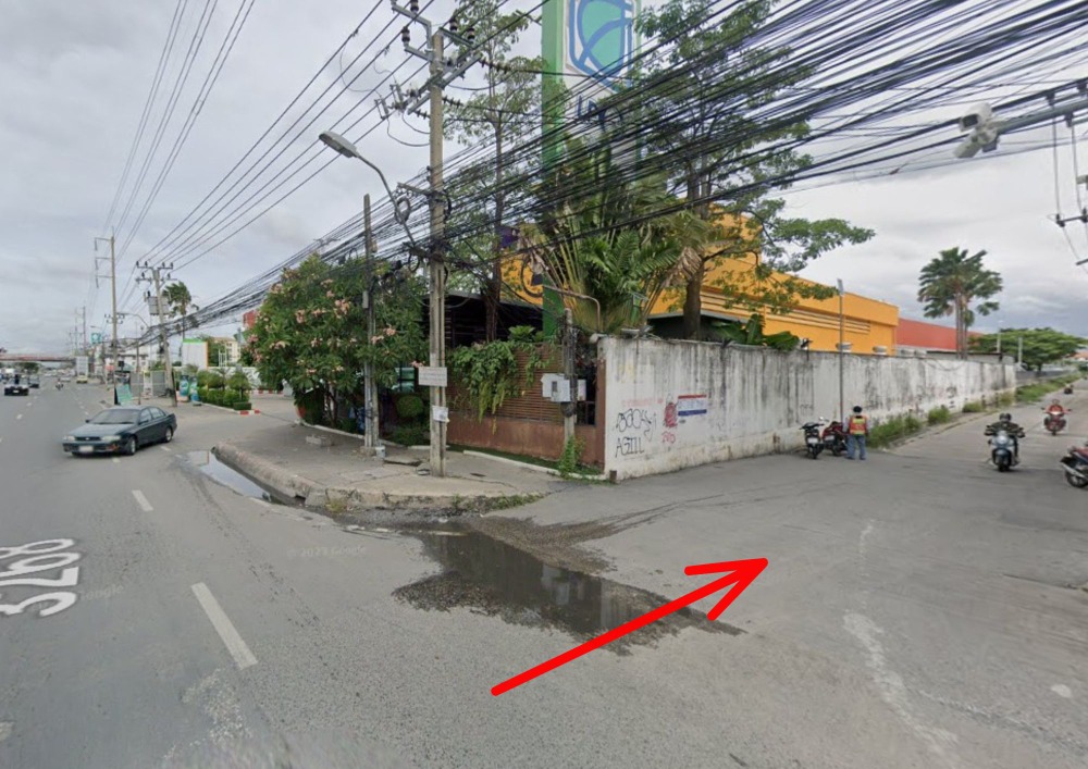 Land for sale, 4 rai, Thepharak Road, only 100 meters into the alley, 9 meters wide road, suitable for building a factory, warehouse, office (has a 4th certificate, orange layout). – รูปที่ 3