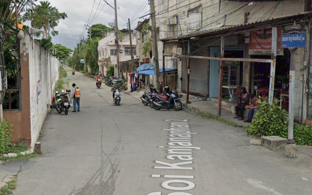 Land for sale, 4 rai, Thepharak Road, only 100 meters into the alley, 9 meters wide road, suitable for building a factory, warehouse, office (has a 4th certificate, orange layout). – รูปที่ 4