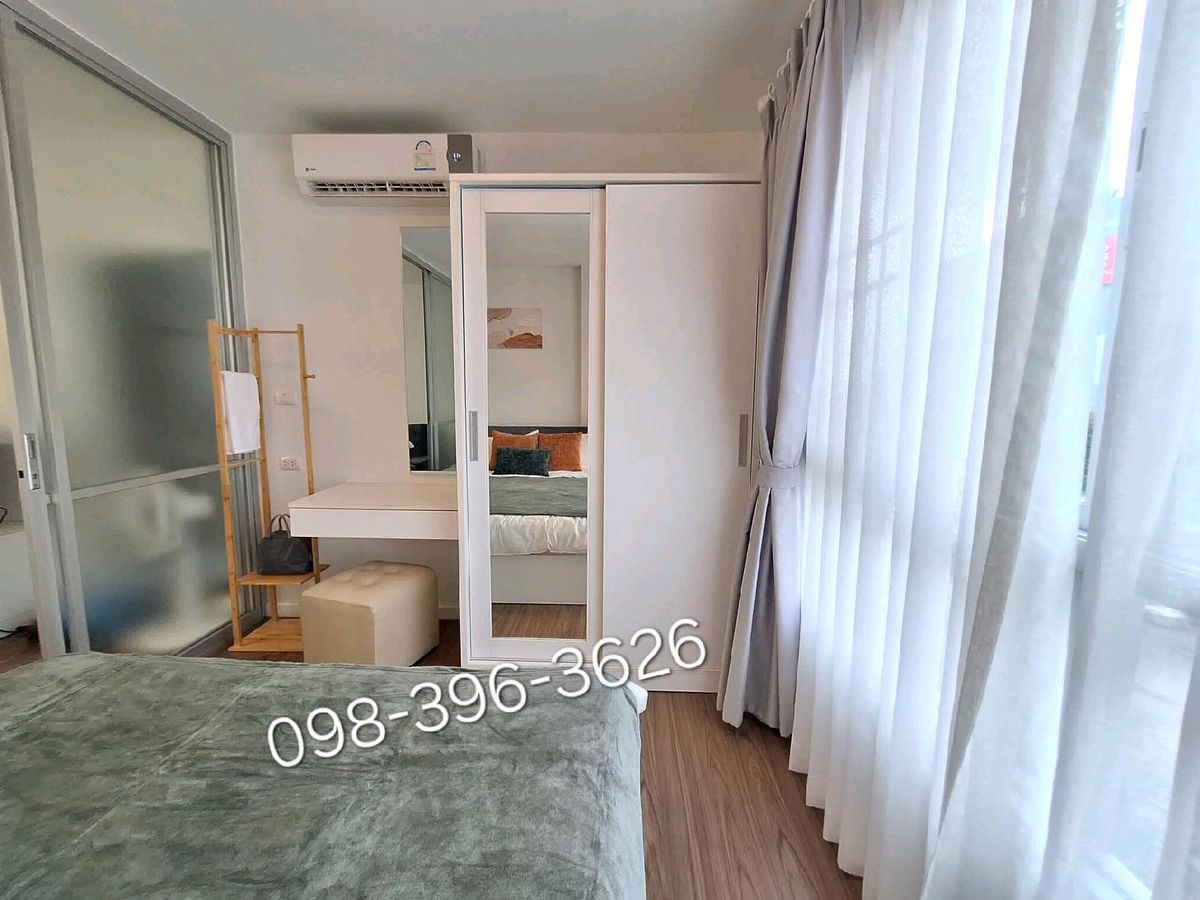 Condo for sale, D Condo Nim Chiang Mai, size 30 sq m., near Central Festival Chiang Mai, 5th floor, outside view. – รูปที่ 3