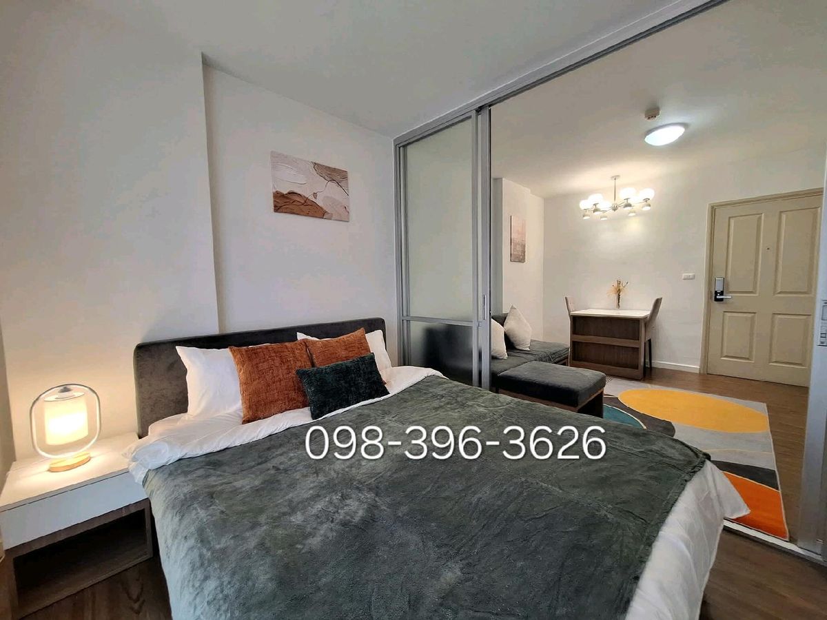 Condo for sale, D Condo Nim Chiang Mai, size 30 sq m., near Central Festival Chiang Mai, 5th floor, outside view. – รูปที่ 2