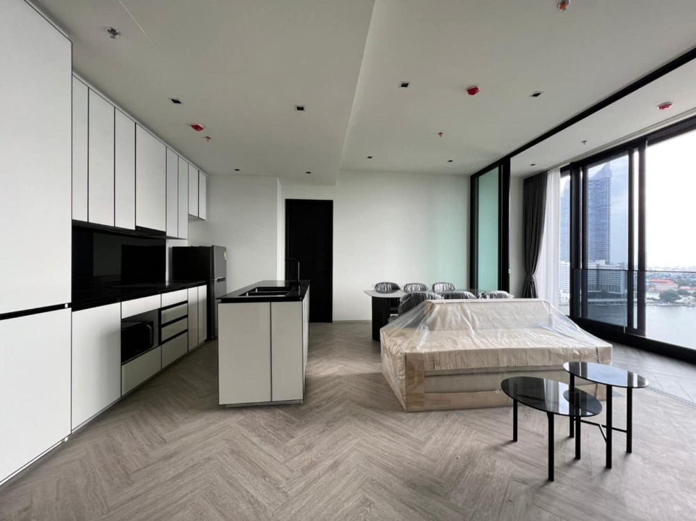 💙🤍❤️2 Bedrooms💛(For Rent)​ Chapter Charoennakhorn-Riverside 🌊River view 🚝BTS Krung Thon Buri – รูปที่ 2