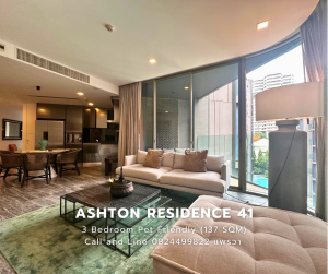 3 Bedrooms for rent at Ashton Residence 41 Near BTS Phrom Phong Connect to EM District