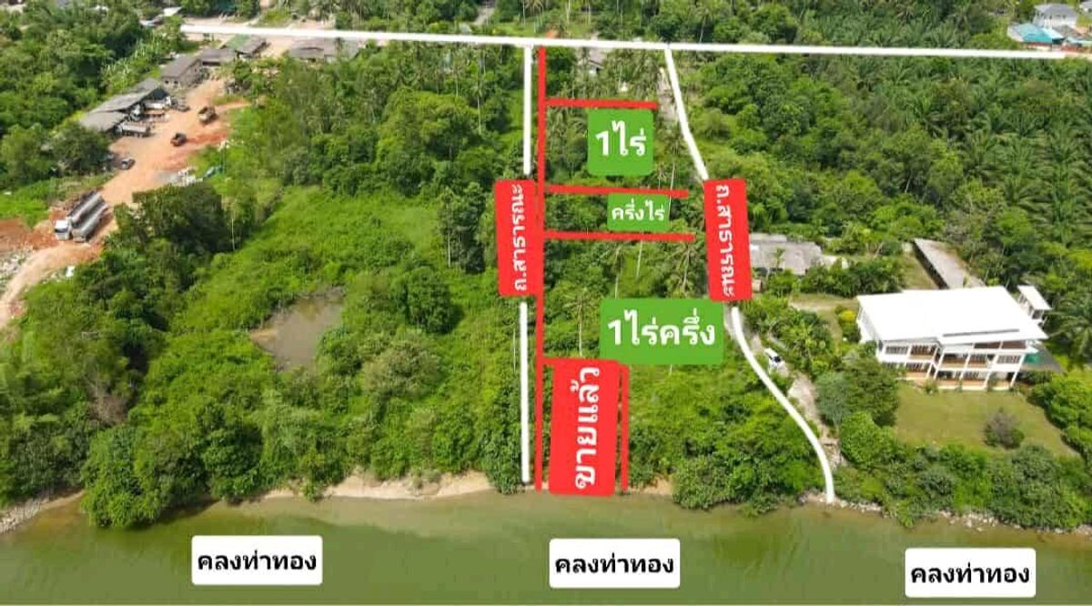 Land for sale, 4 rai, Tha Thong Mai Subdistrict. Kanchanadit District – รูปที่ 3