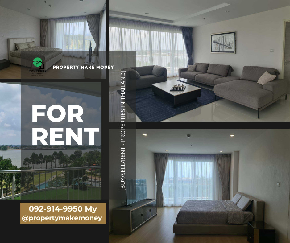 Penthouse ♥ Supalai Riva Grande Rama 3, the ultimate in luxury, above the level! Spacious penthouse
