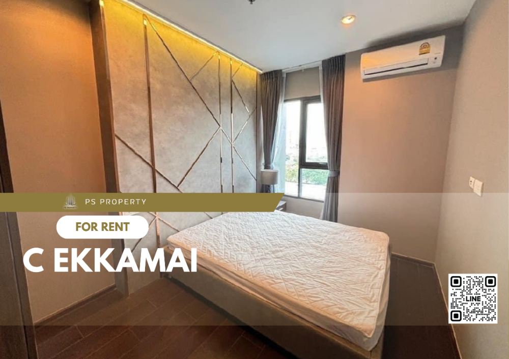 ให้เช่า📌C Ekkamai📌 ตกแต่งสวยครบ พร้อมเฟอร์นิเจอร์ เครื่องใช้ไฟฟ้า ใกล้ BTS เอกมัย