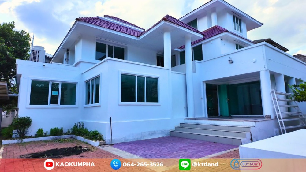 3-story office for sale, low price, newly renovated!! Corner house, next to the road on both sides. Town in Town 183 sq m. – รูปที่ 3