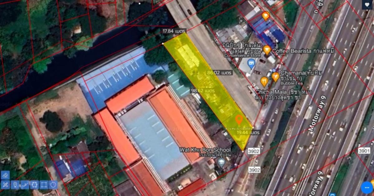 Land for sale next to Wat Khubon School, good location in front of Golden Neo Village, Ramindra Ring Road, next to the main road, beautiful, suitable for business and investment. Land for sale next to Wat Khubon School, good location in front of Golden Neo Village, Ramindra Ring Road, next to the main road, beautiful, suitable for business and investment.