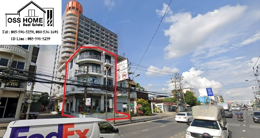 Commercial building, 4 and a half floors + rooftop, next to the road, corner room, On Nut area, size 30 sq m, with parking for 3 cars on the side of the building, suitable for a beauty clinic. Storefront shops, offices and others, area size 30 sq m., usab Commercial building, 4 and a half floors + rooftop, next to the road, corner room, On Nut area, size 30 sq m, with parking for 3 cars on the side of the building, suitable for a beauty clinic. Storefront shops, offices and others, area size 30 sq m., usab