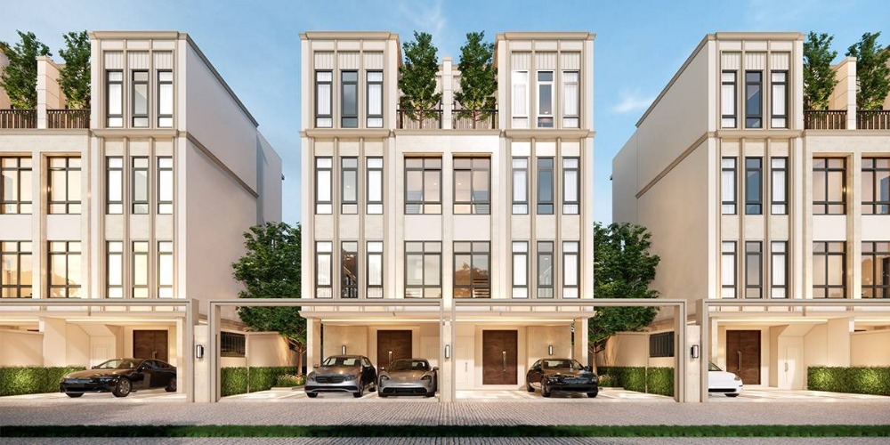 ■ Modern Luxury ■ บ้านแฝด 4 ชั้น 33ตร.ว. 273.9  ตร.ม.​ | 3 ห้องนอน 4 ห้องน้ำ | บ้านเมย์แฟร์ ลาดพร้าว 71 (Baan Mayfair Ladprao) | ใกล้ Witthaya Kindergarten 760 ม., รพ.เปาโลเมโมเรียล โชคชัย4 2.7 กม.