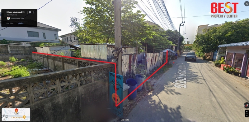 ขายที่ดินเปล่า 106 วา ต้นซอย บรมราชชนนี 74 ติดกับ The Grand ปิ่นเกล้า ใกล้ มหิดล – รูปที่ 4