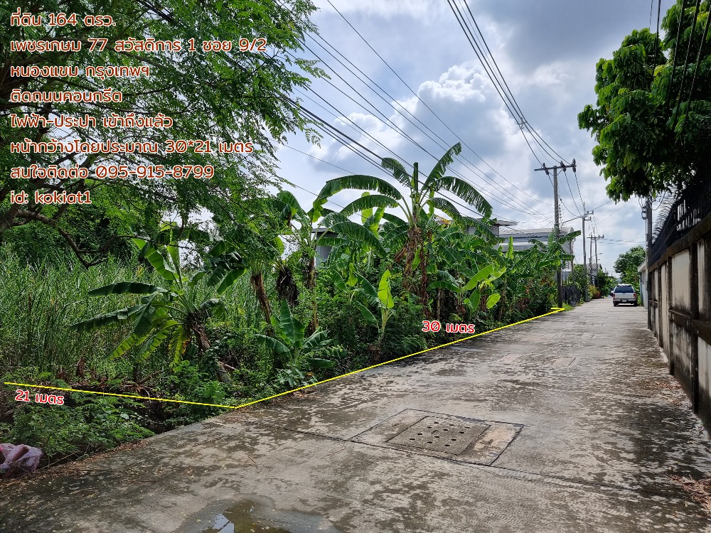 ที่ดิน 164 ตารางวา เพชรเกษม 77 สวัสดิการ 1 ซอย 9/2 เหมาะสร้างบ้าน – รูปที่ 4