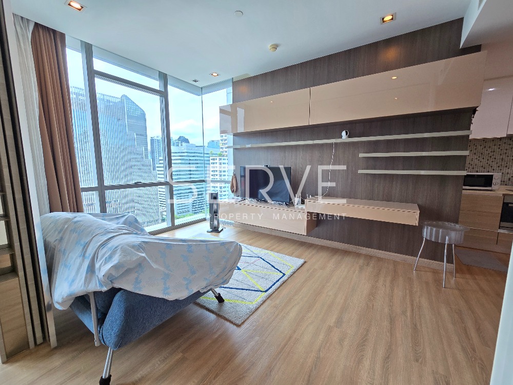 1 Bed 1 Bath with Bathtub Nice Room & Good Location in Asoke Area MRT Phetchaburi 500 m. @ The Room Sukhumvit 21