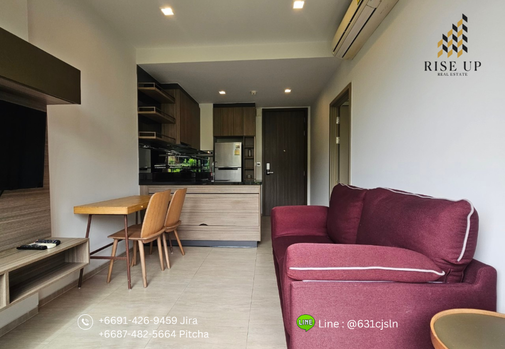 ปล่อยเช่า 🔥 Mori Haus คอนโด, 1 ห้องนอน 1 ห้องน้ำ, 32 ตรม., 18,000 บาท/เดือน – รูปที่ 3
