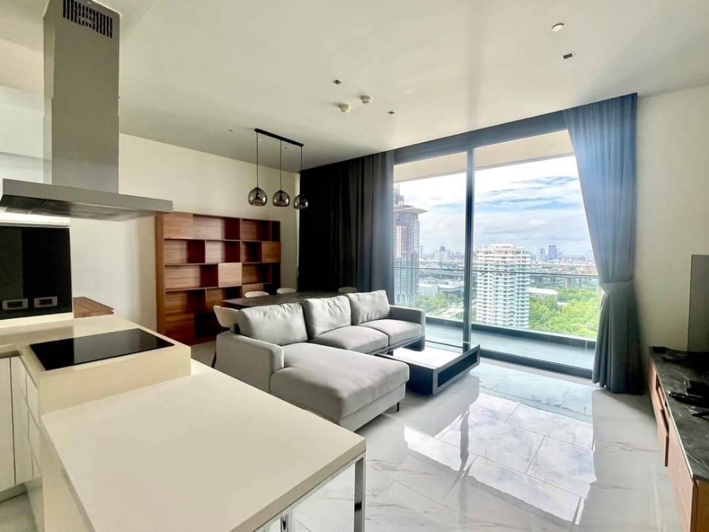 ● Great View ● Rent Condo 87.00 sq.m. 2 Beds | CANAPAYA RESIDENCES (คณาพญา เรสซิเดนซ์) | Located by the Chao Phraya River, near Rama 3 Road, 9 mins to Shrewsbury International School, and 10 mins to Central Rama 3