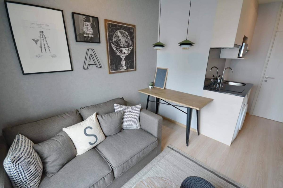 📣Condo for sale or rent, Noble Revolve Ratchada 1, size 1 bedroom, 26 sq m., high floor, unblocked view. – รูปที่ 3