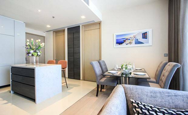 ● Nice decoration ● ชั้น 35+ | 2 ห้องนอน 74.60 ตร.ม. | คอนโดใกล้ MRT สุขุมวิท 3 นาที, มศว. 3 นาที, เทอร์มินอล 21 4 นาที – รูปที่ 2