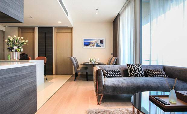 ● Nice decoration ● ชั้น 35+ | 2 ห้องนอน 74.60 ตร.ม. | คอนโดใกล้ MRT สุขุมวิท 3 นาที, มศว. 3 นาที, เทอร์มินอล 21 4 นาที – รูปที่ 3