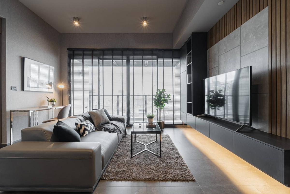 📢👇The Lofts Asoke for rent , fully furnished, unblocked view.