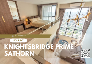 ให้เช่า ✨Knightsbridge Prime Sathorn ✨ ห้อง DUPLEX เฟอร์นิเจอร์ เครื่องใช้ไฟฟ้าครบ ใกล้ BTS ช่องนนทรี