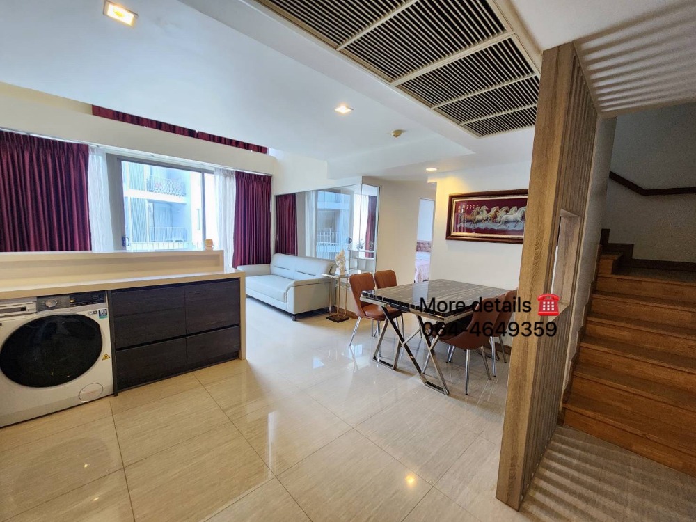DUPLEX  (3 Bed 122 Sqm) 🦮🐈 75,000 THB Negotiable @BTS Thonglor - Pet Friendly – รูปที่ 2