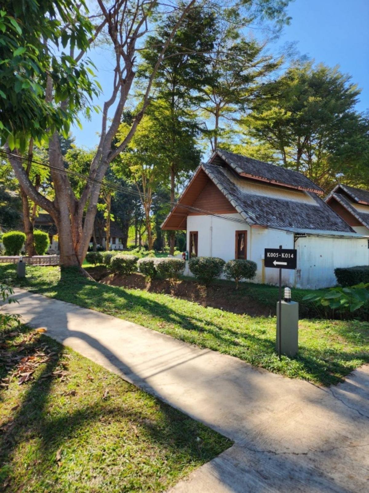 📢👇 Resort for sale in Pai District, Mae Hong Son Province, still in operation, 1.5 km from the city, 24 twin houses, 11 houses, 8 Thara houses, meeting room, restaurant