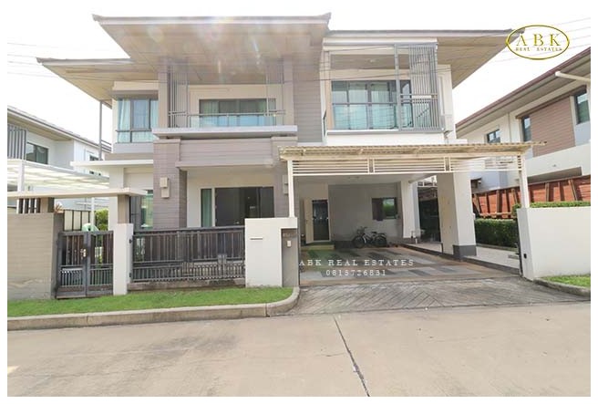 Detached house for sale, Setthasiri Chaiyapruek-Chaengwattana, 74.2 sq m, 9.8 million. Detached house for sale, Setthasiri Chaiyapruek-Chaengwattana, 74.2 sq m, 9.8 million.