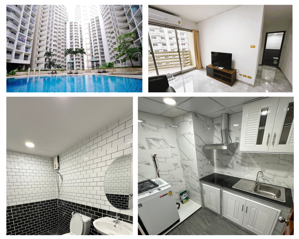 🔥ให้เช่า 🔥คอนโด เอสวี ซิตี้ พระราม 3 / For rent SV City Rama 3 (2 Beds 1 baths)
