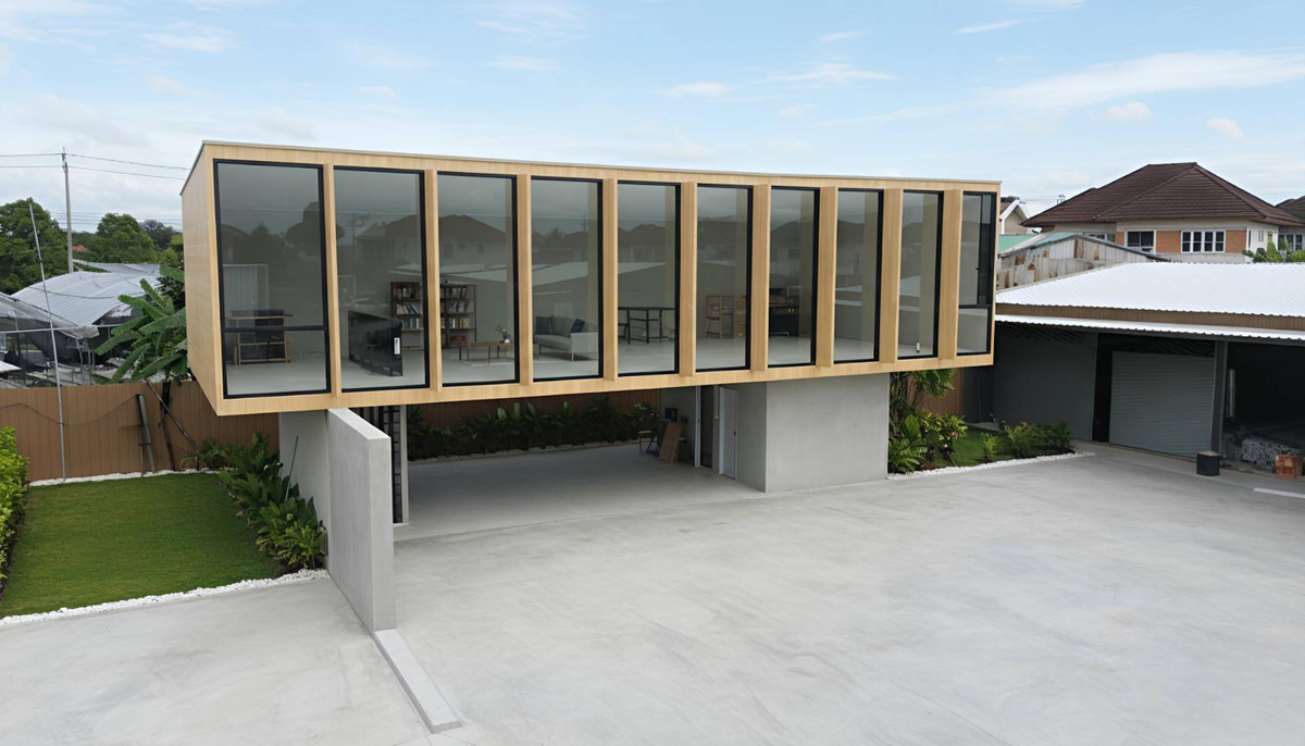 Unicorn Park Chatuchot, new office for rent, next to Thairaman Road, near the expressway, in the heart of eastern Bangkok.