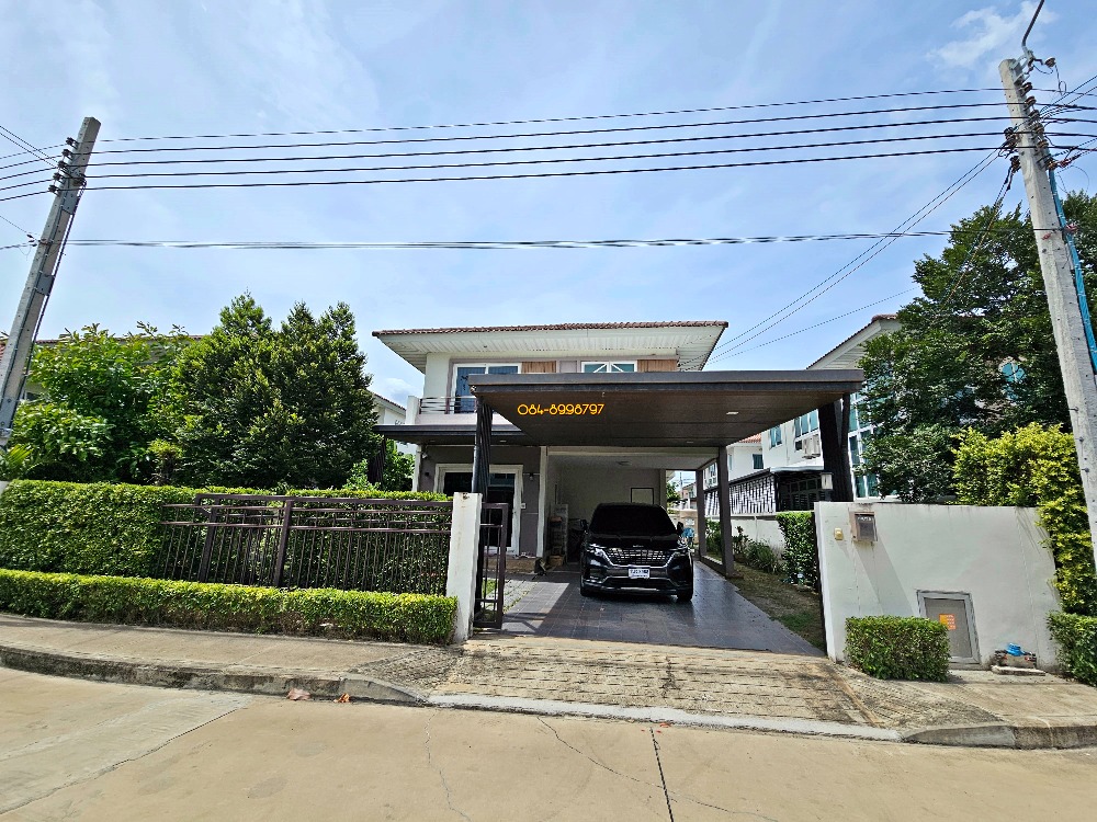 For sale/rent single house, Supalai Parkville Village, Pinklao-Kanchana (Soi Kantana), size 71.3 sq m, beautifully decorated house in modern style. Ready to move in condition, complete with 4 bedrooms and an office,