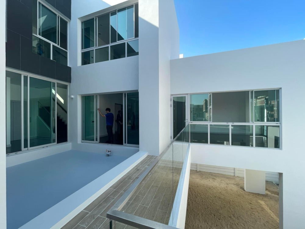 ◣ Type (A) ◥ Single house 3 storey 4 beds | 102.50 sq.w. 540.00 sq.m. | near Pak khlong Talat 7 mins, The Paseo Park 7 mins, The circle 10 mins